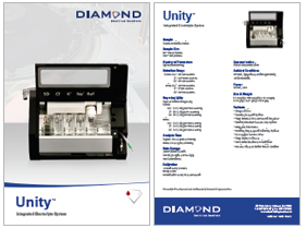 Unity Integrated Electrolyte System brochure